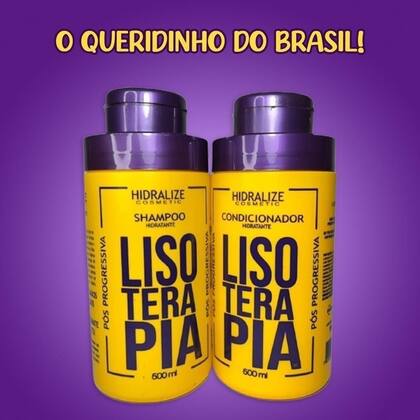 Imagem de Kit Lisoterapia - Protetor Térmico + Máscara + Shampoo e Condicionador
