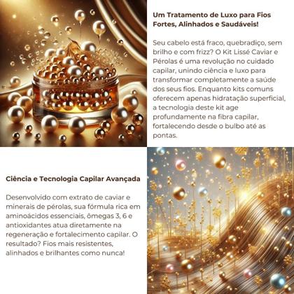 Imagem de Kit Lissé Caviar e Pérolas Tratamento Profundo e Revitalização Intensa- Linha cliente