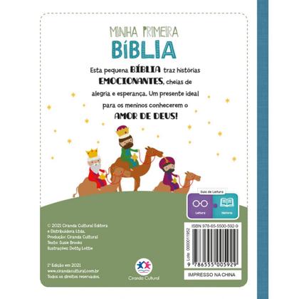 Imagem de Kit Livro Bíblico Almofadado para Meninos