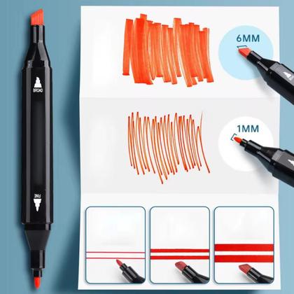 Imagem de Kit Livro de Colorir 80 Canetinhas 50 Páginas Capa Dura Pintura Desenhos