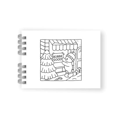 Imagem de Kit Livro de Colorir 80 Canetinhas 50 Páginas Capa Dura Pintura Desenhos