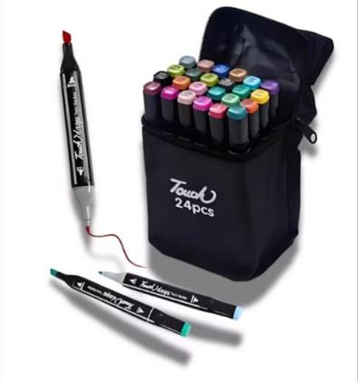 Imagem de Kit Livro De Colorir Harry Potter Bobbie Goods 50 Folhas 180g Com 24 Canetinhas