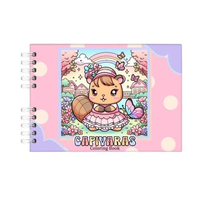 Imagem de Kit Livro de Pintar Infantil e 24 Canetinhas Coloridas Bobbie Goods Stitch e Livro Cristão