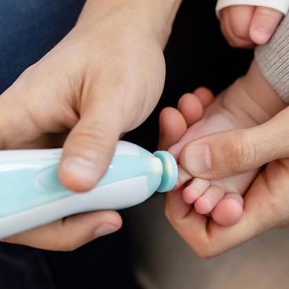 Imagem de Kit Lixa de Unha Elétrico A Pilha Com Luz Noturna Buba