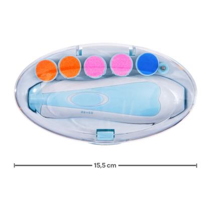 Imagem de Kit Lixa de Unha Elétrico A Pilha Com Luz Noturna Buba