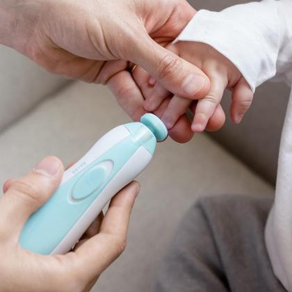 Imagem de Kit Lixa de Unha Elétrico A Pilha Com Luz Noturna Buba