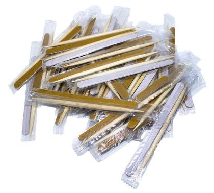 Imagem de Kit Lixa e Palito para Unhas, 200 unidades, Arte Sedução