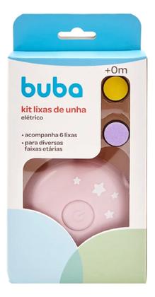 Imagem de Kit Lixas De Unha Buba Eletrico Rosa