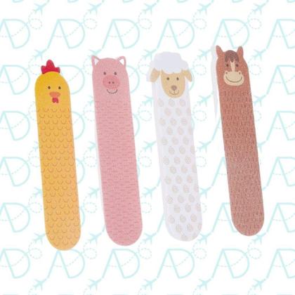 Imagem de Kit Lixas De Unha Fazendinha 4 Unidades +0 Meses Buba