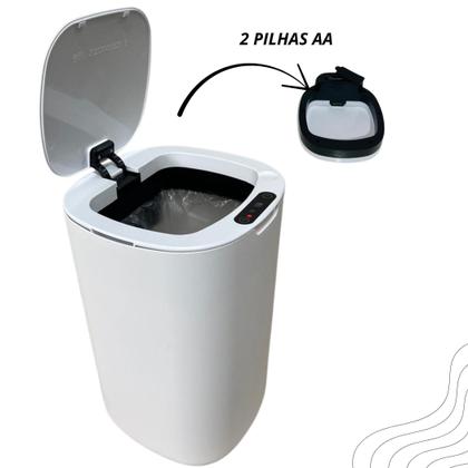 Imagem de Kit Lixeira Inteligente 10 e 12 Litros Automática C/ Sensor