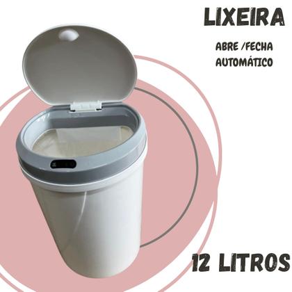 Imagem de Kit Lixeira Inteligente 10 e 12 Litros Automática C/ Sensor