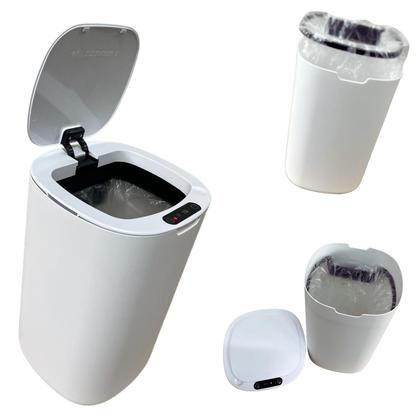 Imagem de Kit Lixeira Inteligente 10 e 12 Litros Automática C/ Sensor