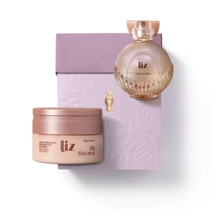 Imagem de Kit Liz Desodorante Colônia + Creme Desodorante Hidratante Corporal Boticário Mulher Presente - OBot