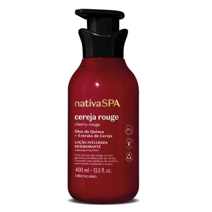Kit Loção Hidratante Desodorante Corporal Nativa Spa Cereja Rouge