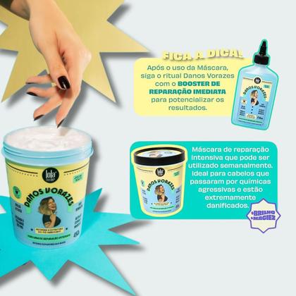 Imagem de Kit Lola A Fórmula com Máscara 100ml e Danos Vorazes Máscara 450ml