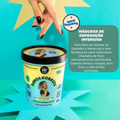 Imagem de Kit Lola A Fórmula com Máscara 450ml e Danos Vorazes Máscara 450ml