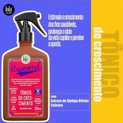 Imagem de Kit Lola A Fórmula com Máscara 450ml e Rapunzel Tônico 250ml