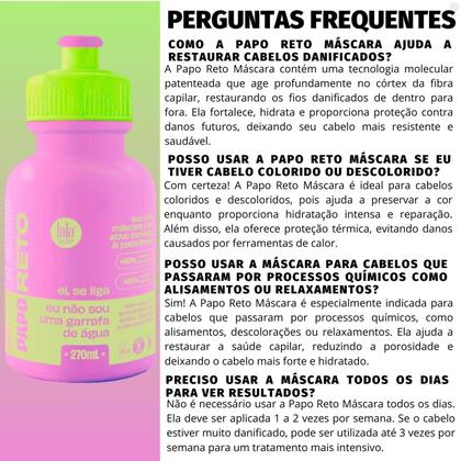 Imagem de Kit Lola From Rio Papo Reto: Shampoo, Condicionador e Máscara 270ml