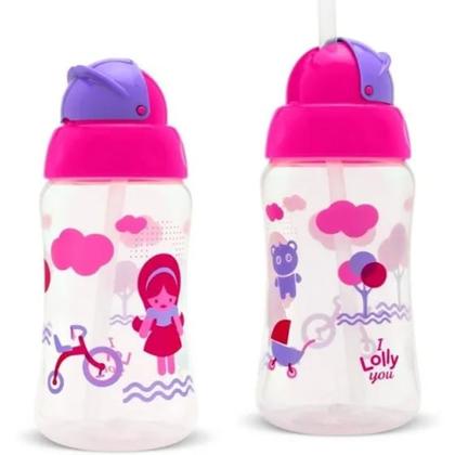 Imagem de Kit Lolly Mamadeira + Copo C/ Canudo e Tampa Deslizante + Copo Antivazamento