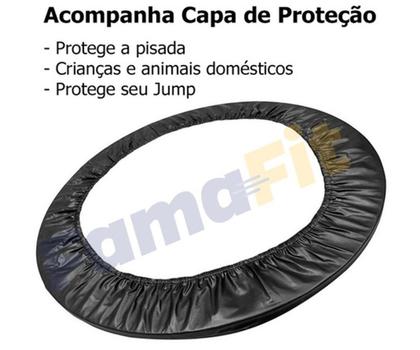 Imagem de KIT Lona Tela Jump 30 Molas + Capa Saia Proteção de Molas Jump