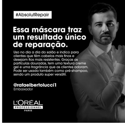 Imagem de Kit loreal absolut repair gold shampoo 1500ml+mascara light 500gr