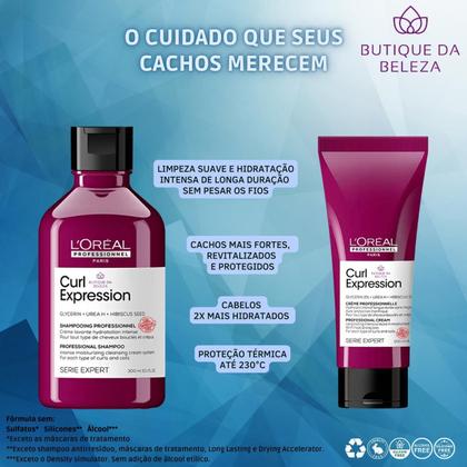 Imagem de Kit Loreal Curl Expression - Shampoo Hidratante E Leave-In