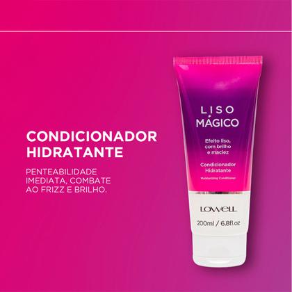 Imagem de Kit Lowell Liso Mágico Home Care (3 produtos)