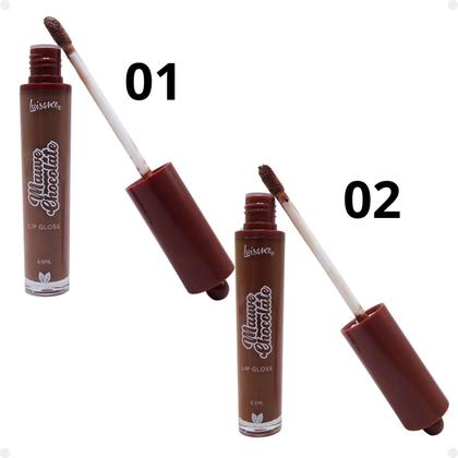 Imagem de Kit Luisance Mauve Chocolate: 4 Lip Gloss Labial Cores 1, 2, 3 e 4