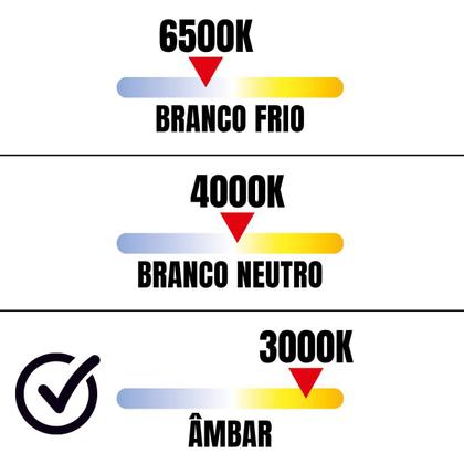 Imagem de Kit Luminária Plafon LED Redondo de Sobrepor 24W - 3000K Com 10 Unidades (520,0051) - Noll LED