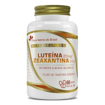 Imagem de Kit Luteina e Zeaxantina 500mg 3 Potes 60 Cápsulas Cada - Flora Nativa