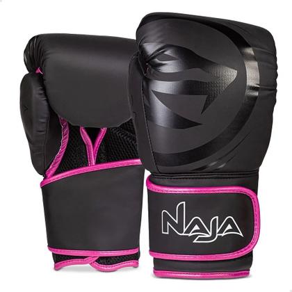 Imagem de Kit Luva Boxe / Muay Thai - Black Naja