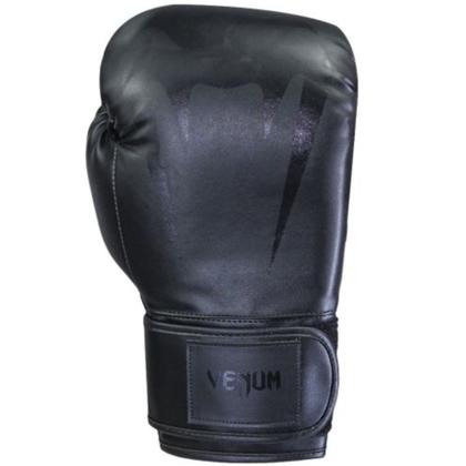 Imagem de Kit Luva De Boxe Venum Giant Full Logo Pro Black Mate + Bandagem 4m + Protetor Bucal