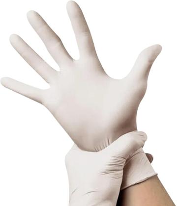 Imagem de Kit Luva De Látex Talge Tam. M Com Pó - 4 Caixas Com 100 Unidades Cada