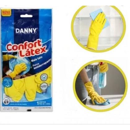 Imagem de kit Luva Látex C/Proteção 12 Pares ( Danny)