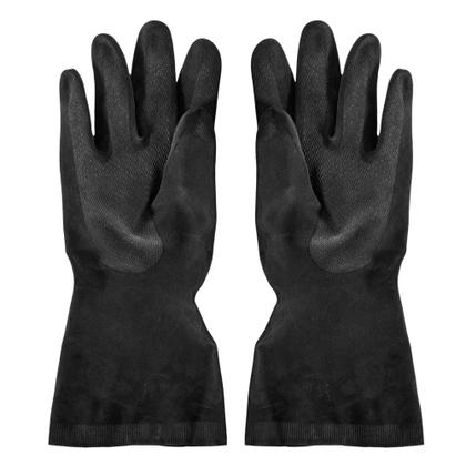 Imagem de Kit Luva Latex Reforcada Preta XG 10 Un - MUCAMBO