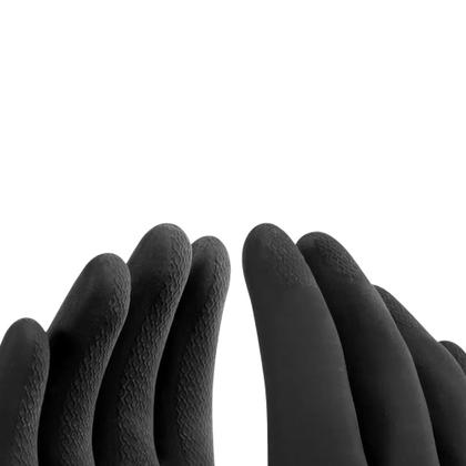 Imagem de Kit Luva Latex Reforcada Preta XG 10 Un - MUCAMBO