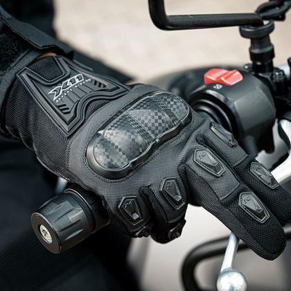 Imagem de Kit Luva X11 Blackout 2 Feminina Com Proteção Com Touchscreen Motociclista + Balaclava