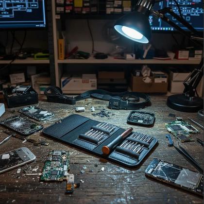 Imagem de Kit Luxo 24 Chaves Torx T2 T3 T4 T5 T6 T7 T8 T9 T10 15 Fenda