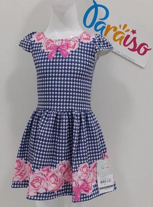Imagem de Kit Luxo Vestido Menina Paraiso + Bolero Tam 1 2 3 4 Cd 8192