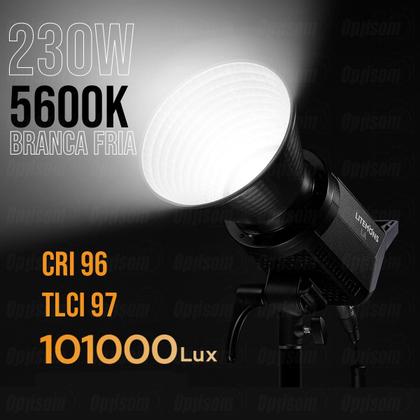 Imagem de Kit Luz Led Estudio Godox La200d Litemons 230w Daylight Com Softbox Octa Grid 120cm E Tripé