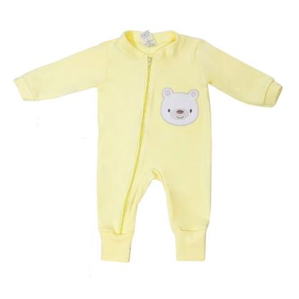 Imagem de Kit Macacao Bebe Suedine Com Ziper Bordado e Liso 3 Peças Roupa Infantil Menina Enxoval Presente Natal Cha Revelação 100 algodão Frio  Baby Deluxe