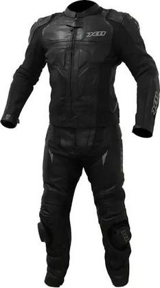 Imagem de Kit Macacão Couro X11 Speed 2 + Bota X11 + Luva X11 + Toca