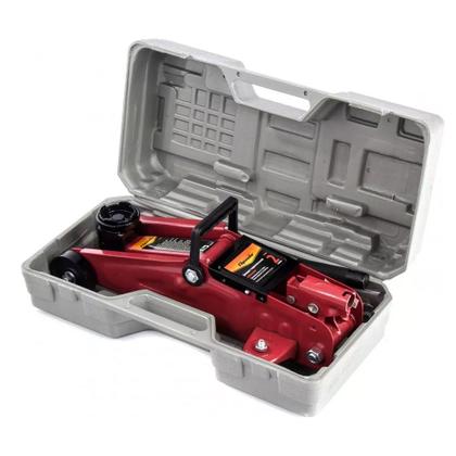 Imagem de Kit macaco jacaré portátil 02 ton c/maleta 5100855 - SPARTA + chave roda cruz 4 bocas - SIGMA TOOLS