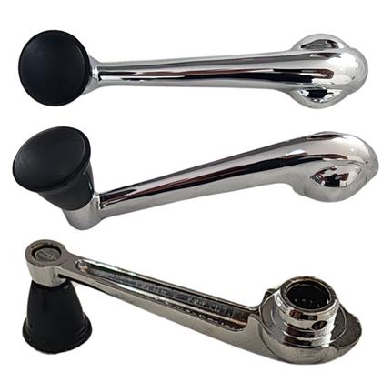 Imagem de KIT Maçaneta + Manivela Vidro Fusca 77 Kombi Ghia