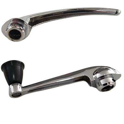 Imagem de KIT Maçaneta + Manivela Vidro Fusca 77 Kombi Ghia