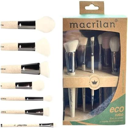 Imagem de Kit Macrilan Eco SK100 com 7 Pincéis Profissionais