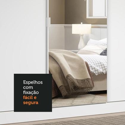 Imagem de Kit Madesa com 6 Espelhos para Guarda-Roupa Incolor
