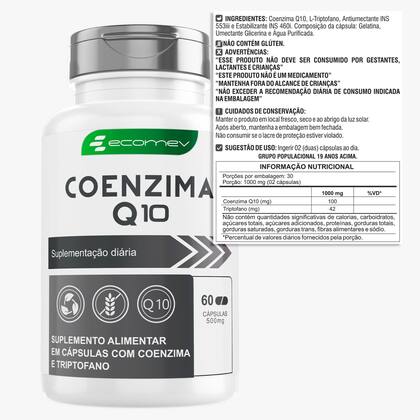 Imagem de Kit Mag3 Dimalato Taurato Quelato Inositol + Coenzima Q10 Ubiquinol 120Cáps