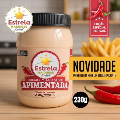 Imagem de Kit Maionese Estrela Edição Limitada Apimentada 230g 3 Unid
