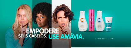 Imagem de Kit Make Curl Amavia Cachos Tipo 2 Hidratação Volume Cabelo